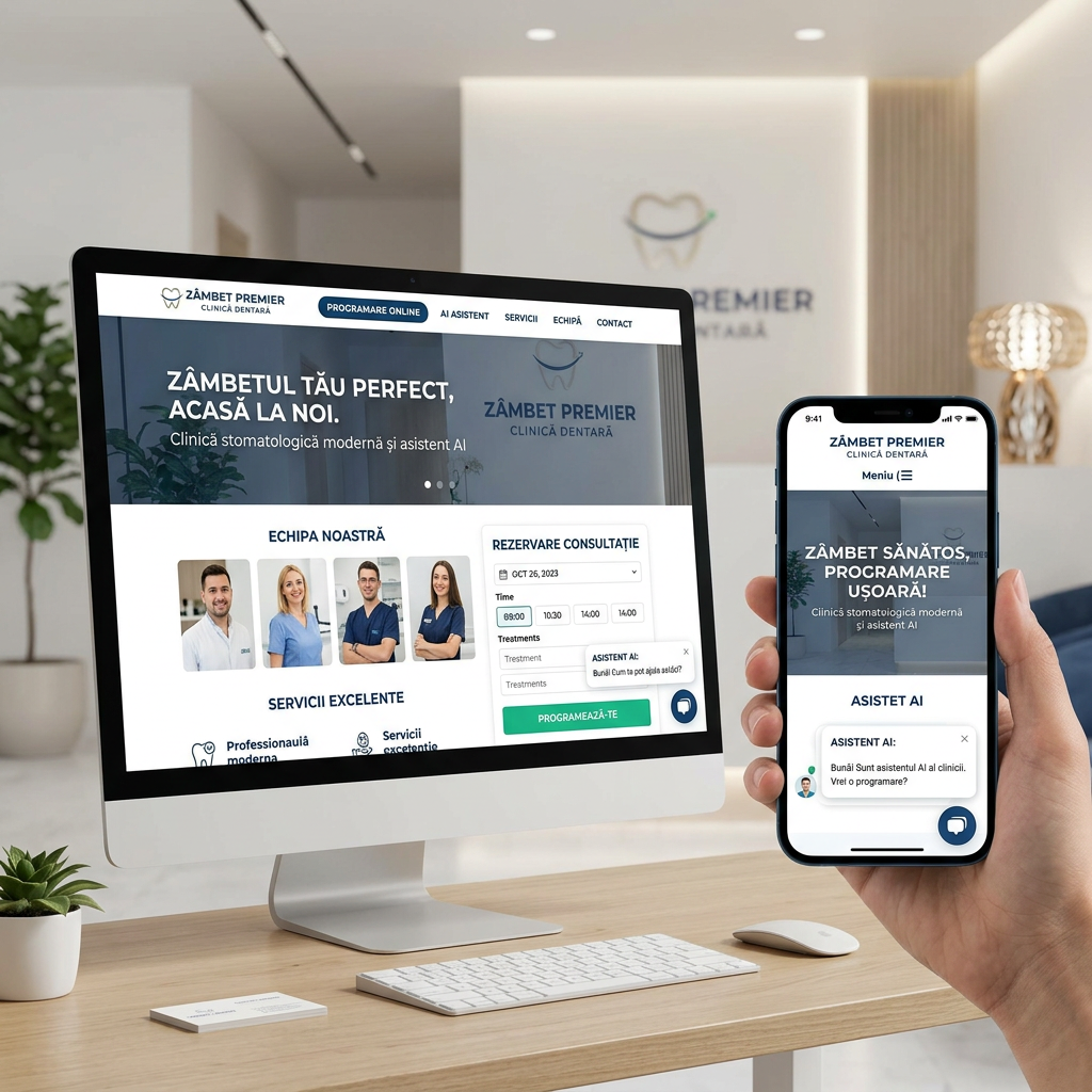 Site modern, rapid, perfect pe mobil
